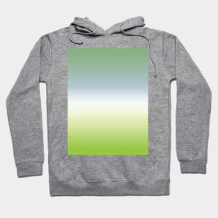 Fresh & Cool Gradient in Green & Blue Ombre Colors Hoodie